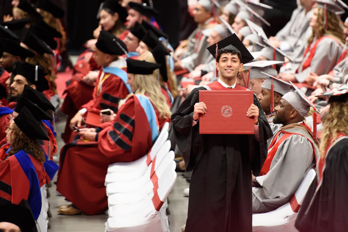 Amrit Banga at graduation